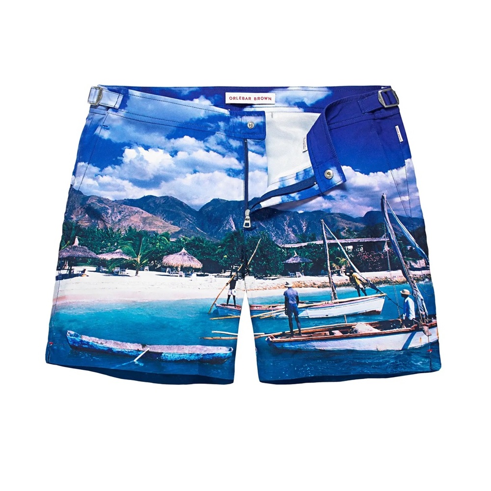 Orlebar Brown Scenic Bulldog Mid-Length Swim Shorts in Haitian Hiatus